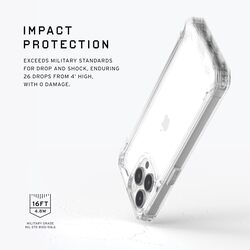 Urban Armor Gear UAG Plyo for iPhone 15 Pro Max case cover (16 Feet Drop Tested) - Ice Clear